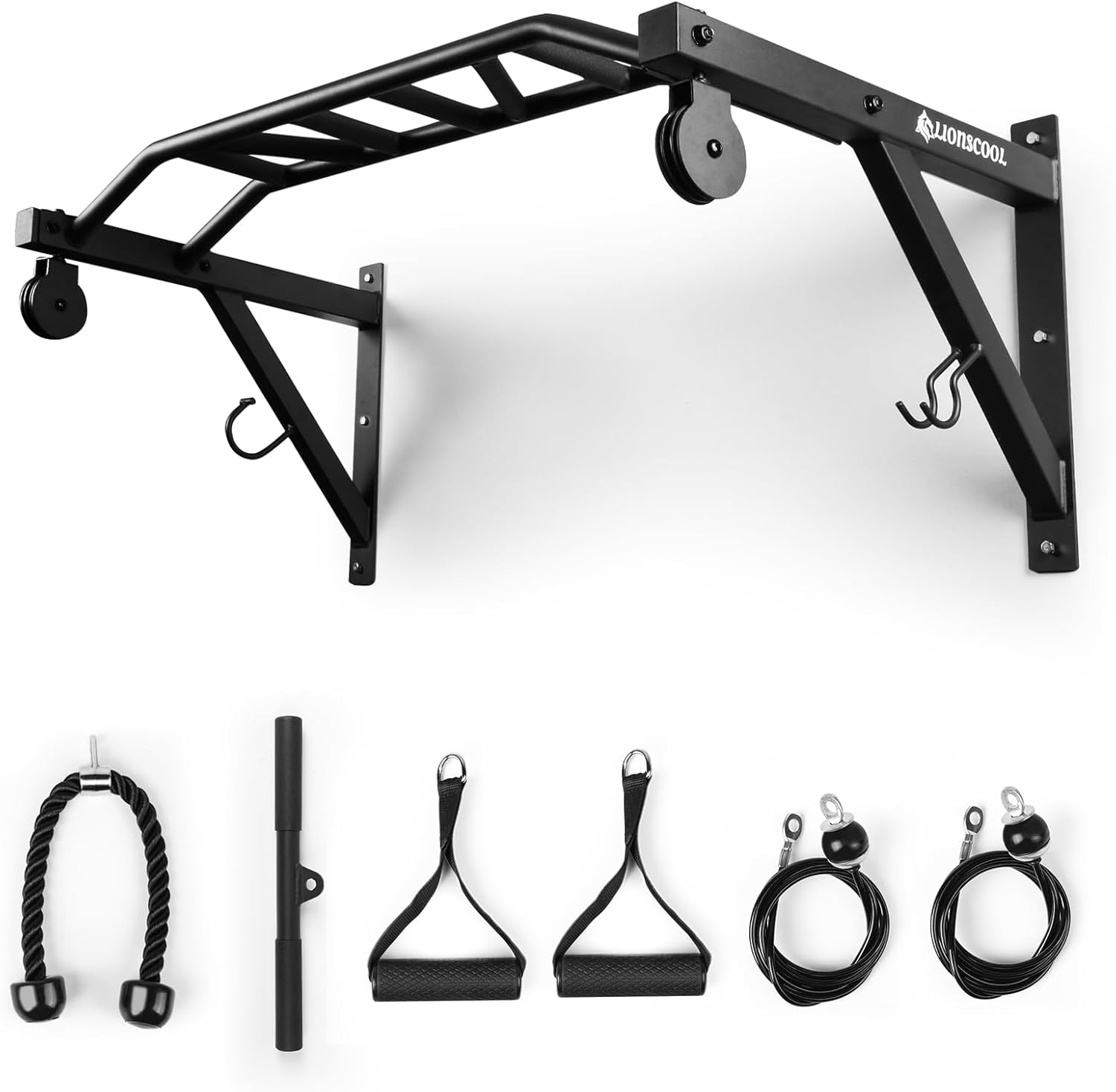Multi Grip Pull Wall Mounted Pull Up Rack TITAN Series Multi-Grip
