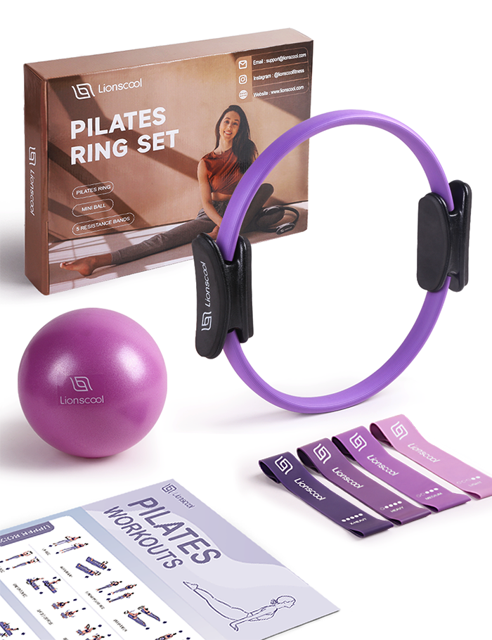 LIONSCOOL PILATES RING SET - Purple LIONSCOOL