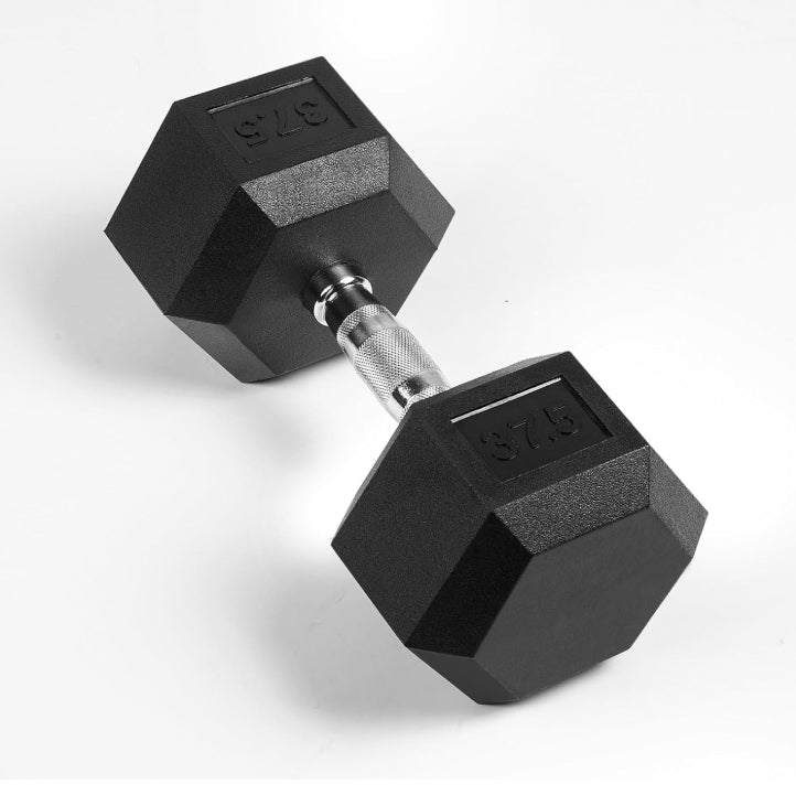 LIONSCOOL Rubber Encased Hex Dumbbells LIONSCOOL
