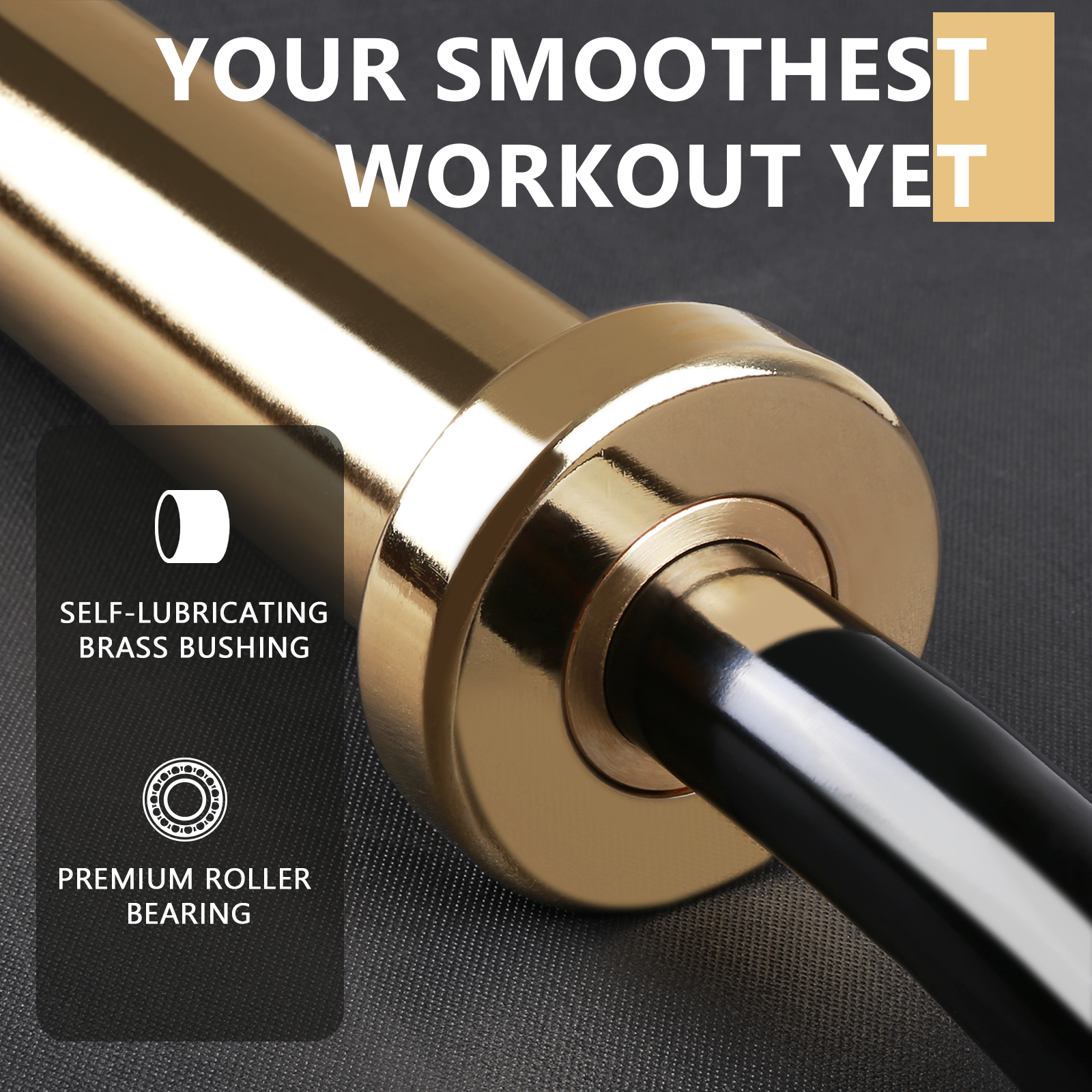 EZ Curl Bar - Gold LIONSCOOL