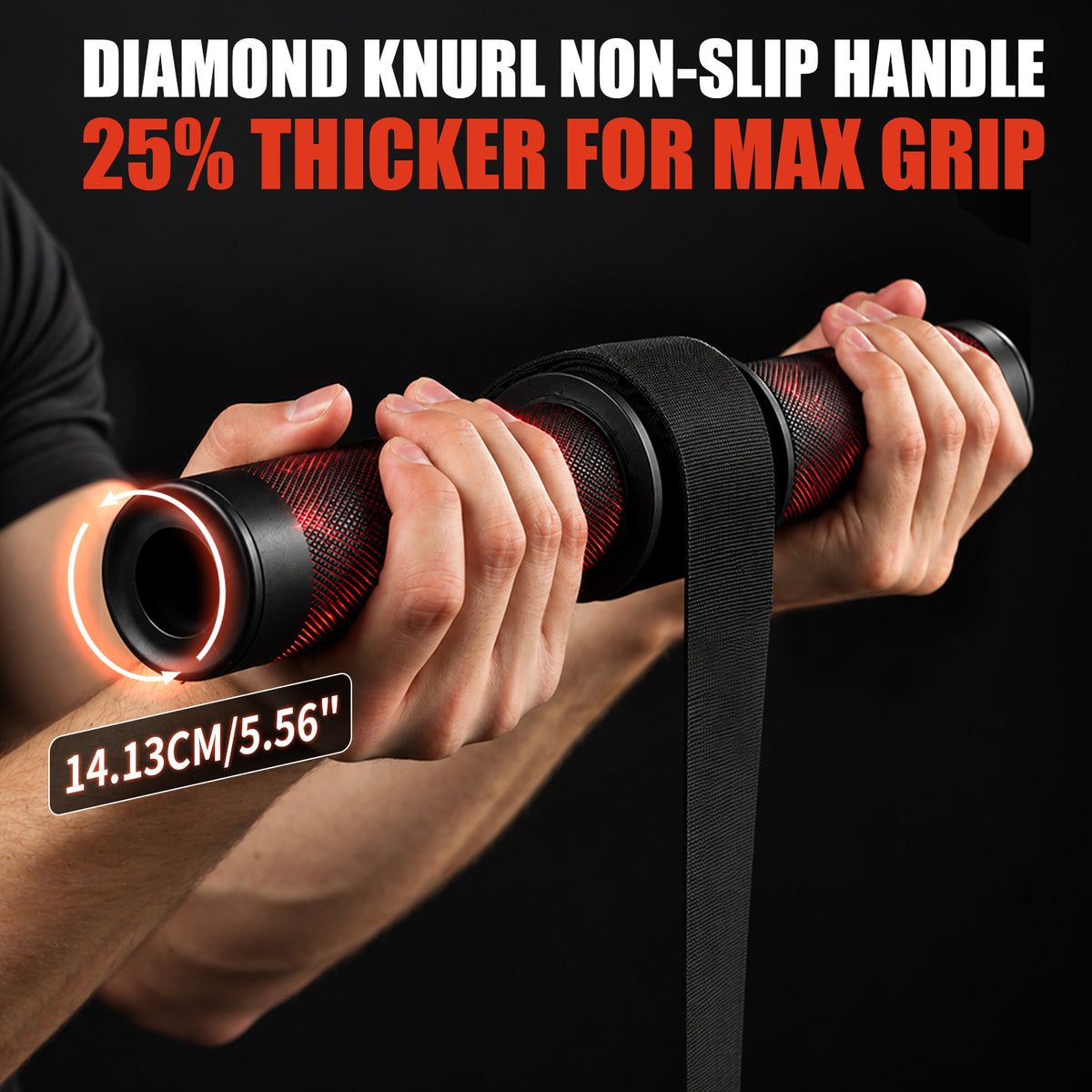 LIONSCOOL Rack Mounted Forearm Strengthener, Wrist Roller with Grip Trainer LIONSCOOL