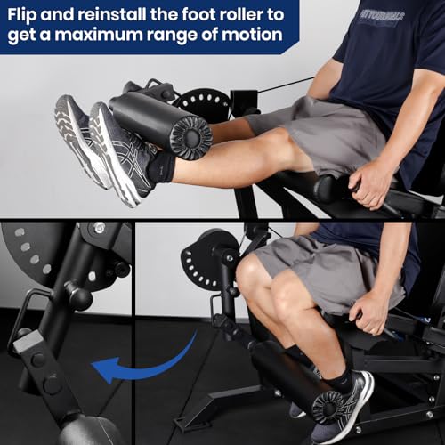 LIONSCOOL Leg Extension, Leg Curl & Exercise Bench V3.0 – Home and Garage Gym Solution