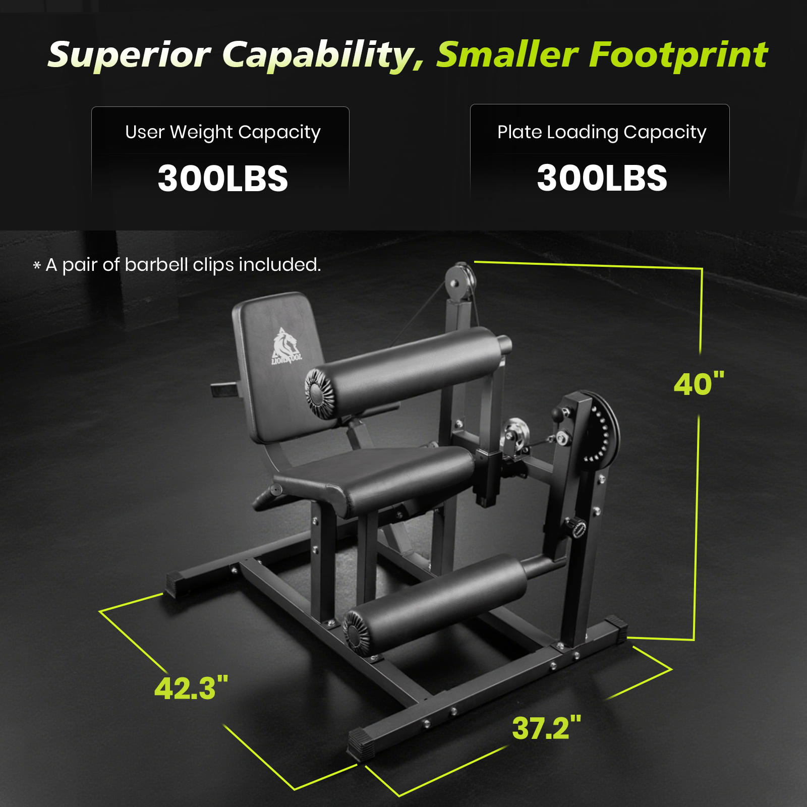 Lionscool Seated Curl Extension Machine LIONSCOOL