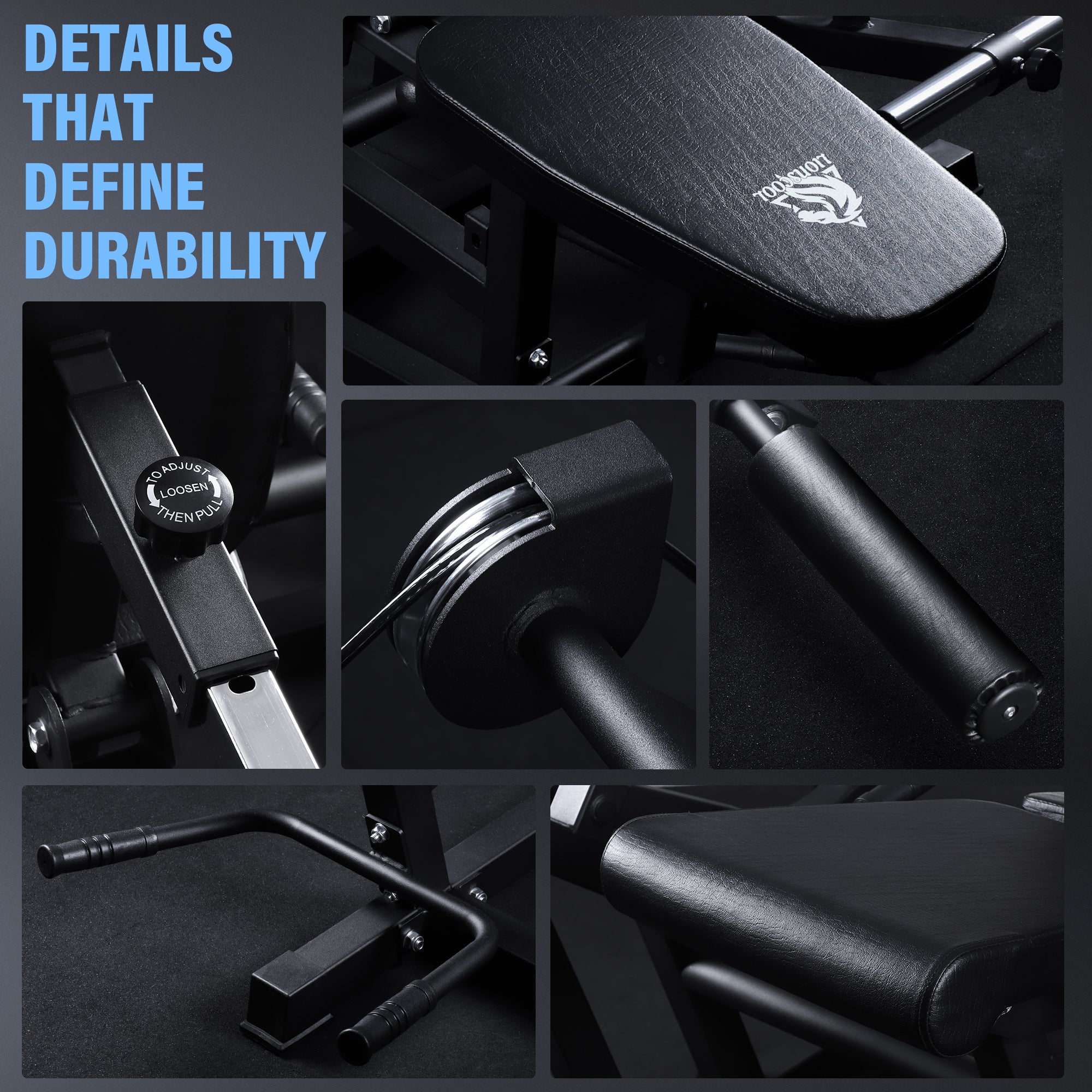 LIONSCOOL Leg Extension and Curl Machine V4.0 LIONSCOOL