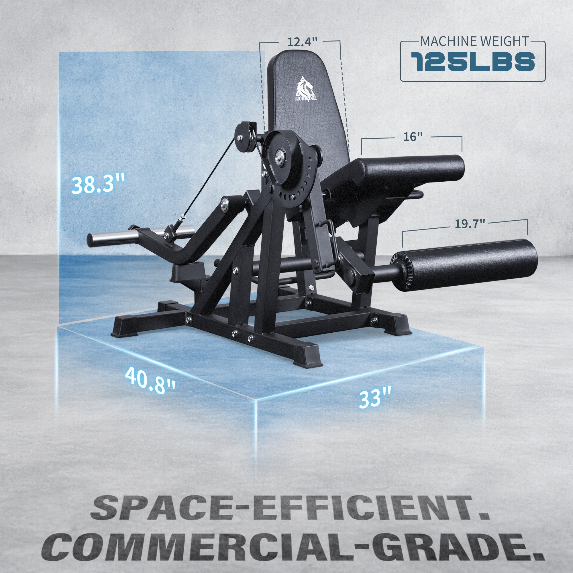 LIONSCOOL Leg Extension and Curl Machine V4.0 LIONSCOOL
