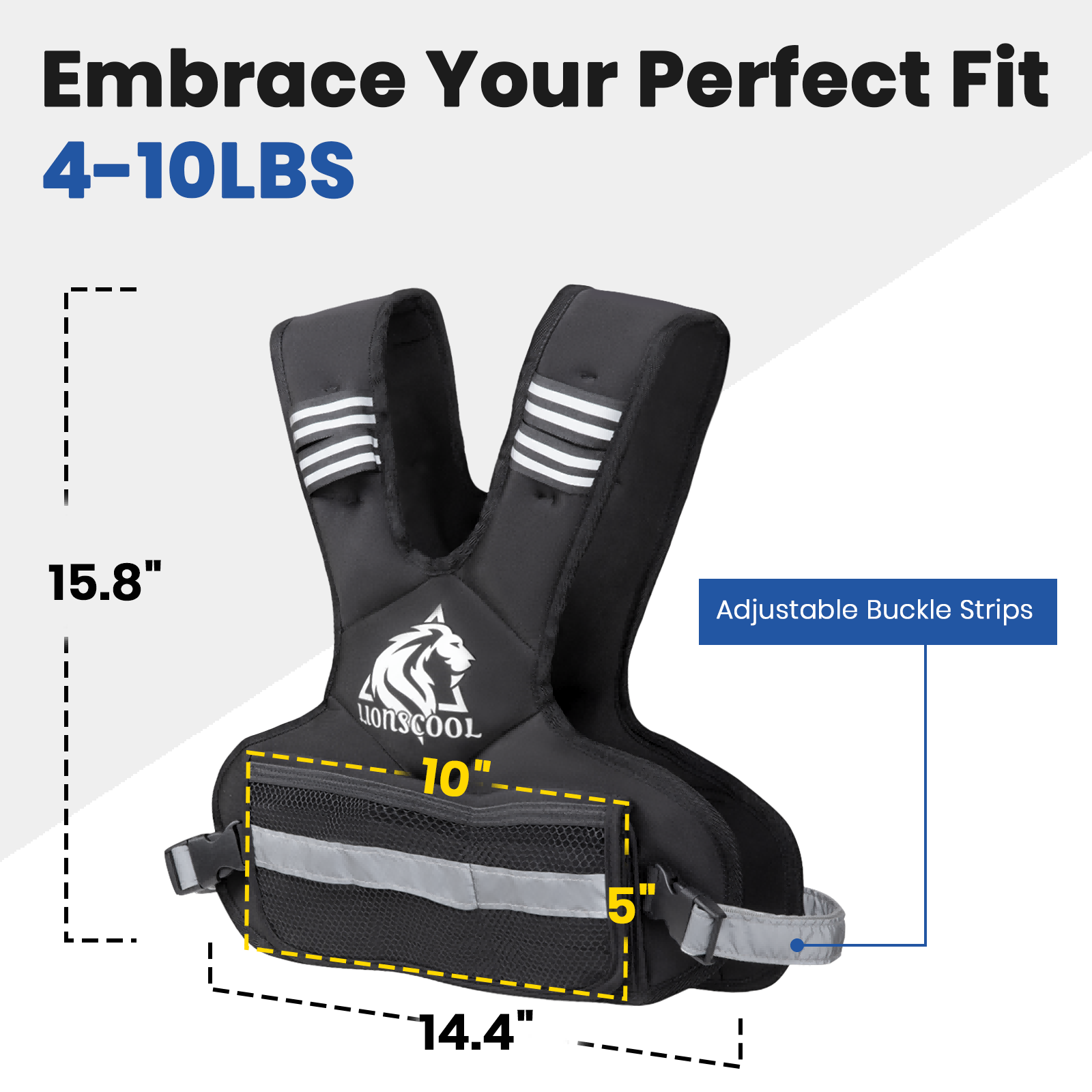 Lionscool Training Weight Vest LIONSCOOL