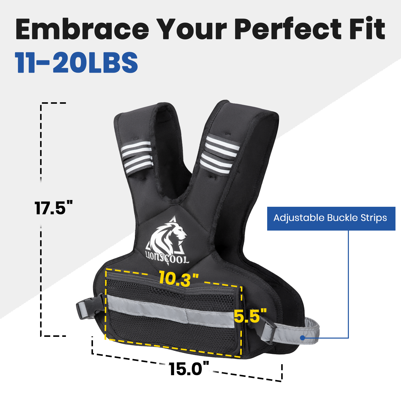 Lionscool Training Weight Vest LIONSCOOL