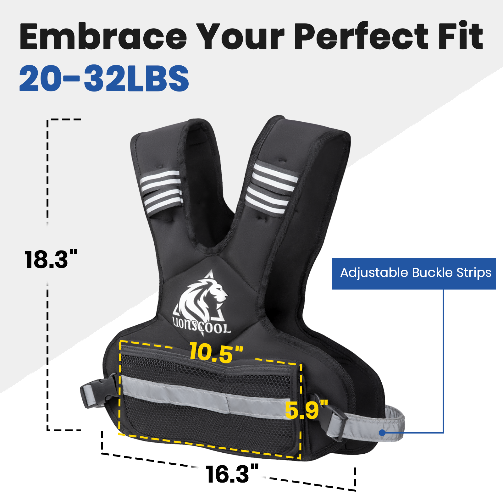 Lionscool Training Weight Vest LIONSCOOL