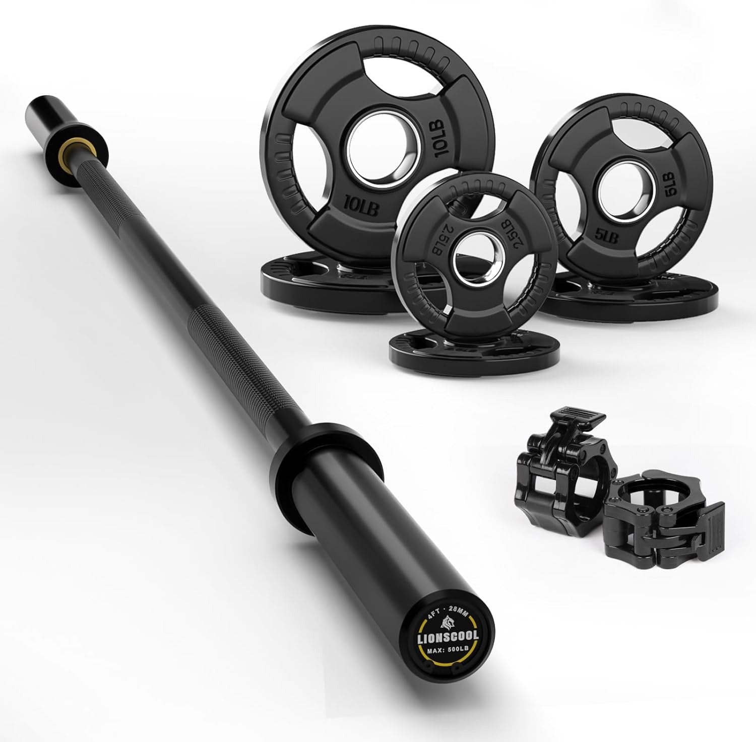 Olympic Bar and Weight Sets (35lb or 85lb weights) LIONSCOOL