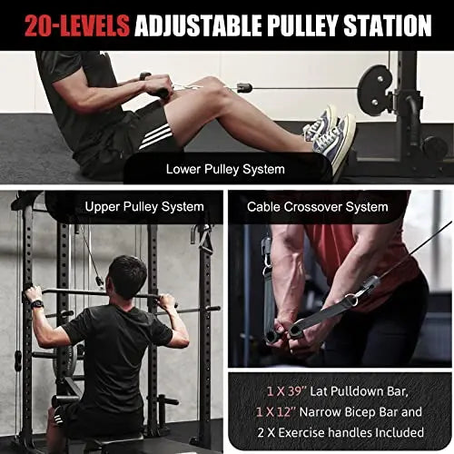 LIONSCOOL Power Rack & Power Cage