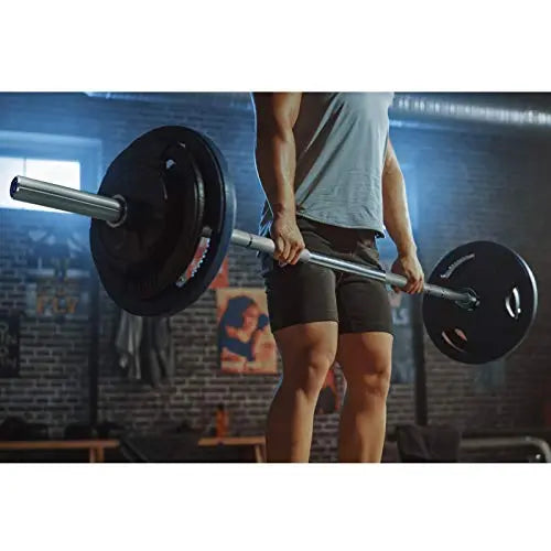 LIONSCOOL 7-Foot Olympic Bar for Weightlifting and Power Lifting,500LBS/700LBS/1000LBS Weight Capacity Available… LIONSCOOL