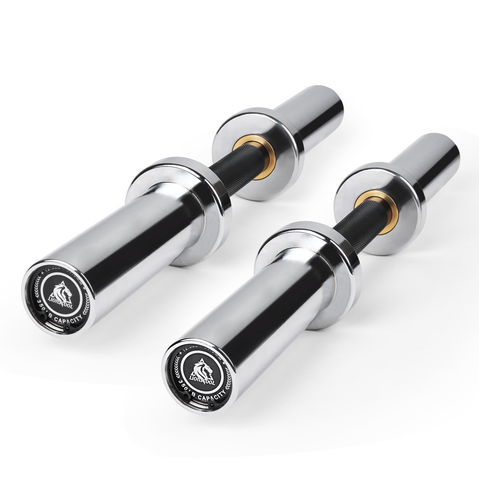 16"/20” Loadable Dumbbells Pairs in Commercial Grade, Heavy Duty Olympic Dumbbell Bar/Handle for Strength Training, Compatible with 2’’ Standard Plates