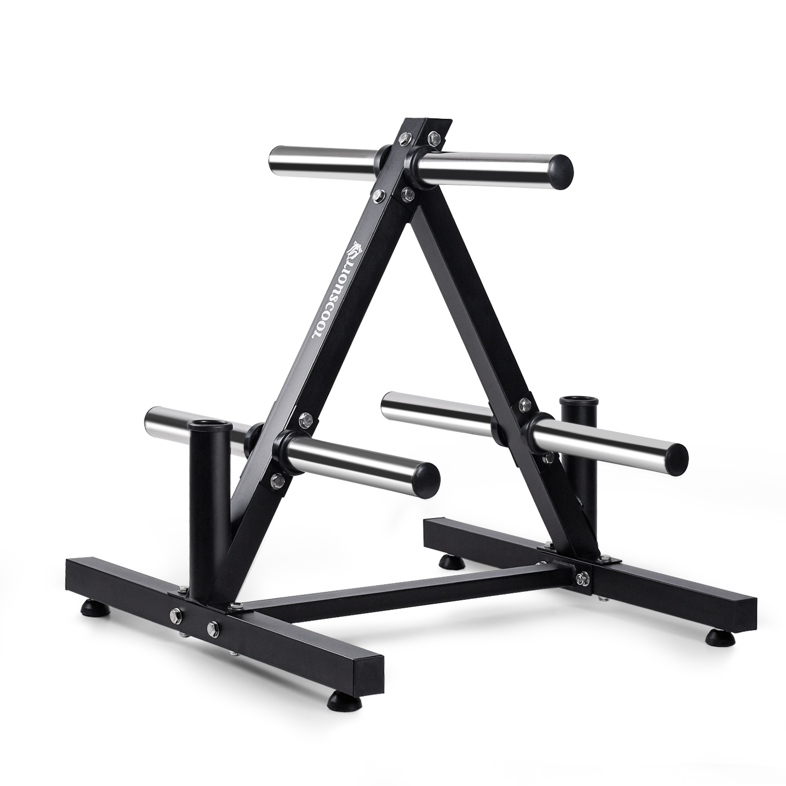 Olympic Weight Plate Tree Bumper Plate Storage Rack LIONSCOOL
