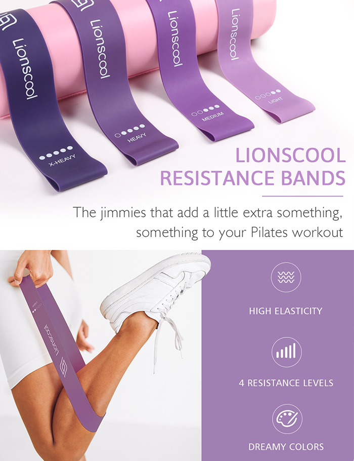 LIONSCOOL PILATES RING SET - Purple