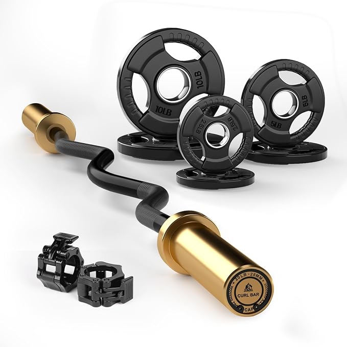 4ft Olympic Barbell - 350LB Capacity LIONSCOOL