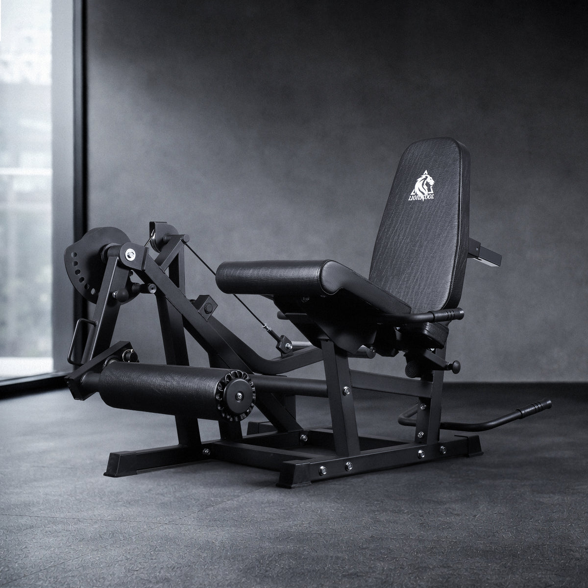 LIONSCOOL Leg Extension and Curl Machine V4.0, Adjustable Seated and ...