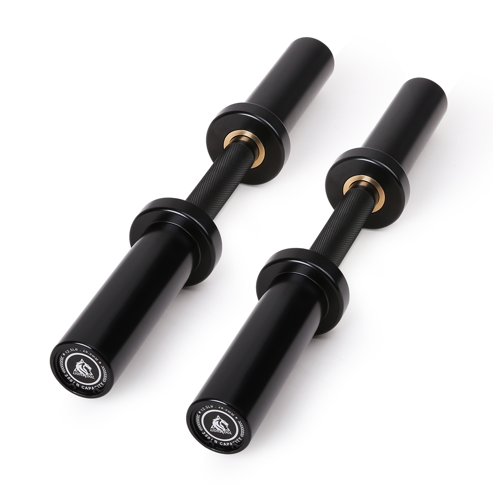 16"/20” Loadable Dumbbells Pairs in Commercial Grade, Heavy Duty Olympic Dumbbell Bar/Handle for Strength Training, Compatible with 2’’ Standard Plates